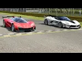 Ferrari Xezri Competizione vs Ferrari FXX K Evo at Monza Full Course