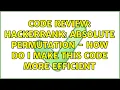 Code Review Hackerrank Absolute Permutation - How do I make this code more efficient