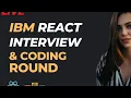 IBM React Js developer interview selected fresher interview frontend developer interview