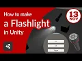 How to make Flashlight in Unity Flashlight On and Off Unity C Script