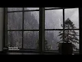 Rain Sound On Window with Thunder SoundsㅣHeavy Rain for Sleep, Study and Relaxation, Meditation