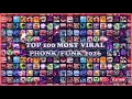 Lagu TOP 100 MOST VIRAL PHONK/FUNK SONGS OF ALL TIME 🔥🎶 PLAYLIST