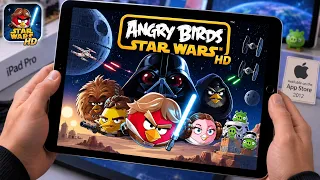 Angry Birds Star Wars HD - Gameplay, Walkthrough on iPad Pro (2012 App Store Games)