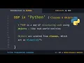 Python Object Oriented Programming OOP - For Beginners