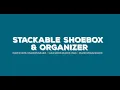 Costco Stackable Shoebox Organizer Assembly Instructions