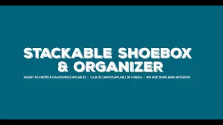 Costco Stackable Shoebox Organizer Assembly Instructions