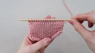 How to decrease a stitch at the end of a row in knitting USA
