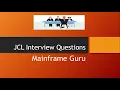 JCL Interview Questions and Answers for Freshers Experienced Mainframe Guru Most Important