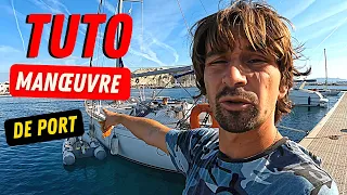 ASTUCE au PORT: vent de coté #voiliercoraille