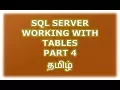 Create alter drop delete table in SQL Server - Part 4