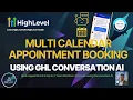 How to install multi calendar booking conversation ai bot