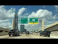 Houston 610 North Freeway Drive Through the City