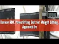 Review RDX Powerlifting Belt for Weight Lifting Approved by IPL and USPA Lever Buckle Gym Training