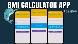Android App Development Tutorial - Create BMI Calculator APP Step-By-Step