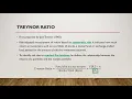 Treynor Ratio Part 1 Definition and Formula