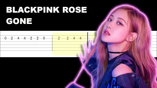 Download Blackpink Rose' - Gone (Easy Guitar Tabs Tutorial) MP3