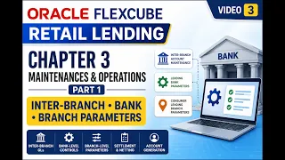 Chapter 3 Part 1 Oracle Flexcube Retail Lending Maintenance Steps