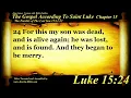 The Gospel of Luke Chapter 15 - Bible Book 42