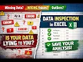 Data Inspection in Excel Part A Counting Missing data Outliers