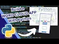 Python Word Cloud App Tutorial customtkinter wordcloud PIL