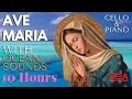 Download Lagu Ave Maria Bach Gounod, 10 Hours with Ocean Sounds  | Classic Piano Music | Ave Maria Instrumental