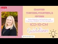 Chapters 13-15 ICD 10 CM Guidelines