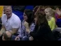 Lebron James Kisses Fans Hand