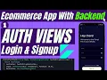 1 Auth View - Flutter Ecommerce App With Backend And Admin Panel Flutter Ecommerce App NodeJS