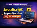 JavaScript Scope Challenge Day 2 Mentorship Can You Solve This Coding Test