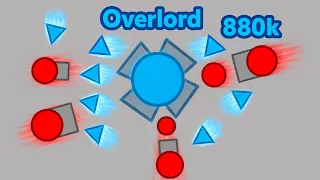 Diep io - 1m Overlord DENIED 880k Score in 2TDM