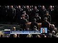 Full military flag presentation for MPD Officer Lentz