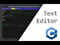 Temple Text Editor C NCurses