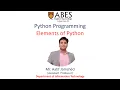 Python Programming Elements of Python ABES Engineering College Ghaziabad