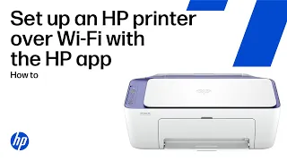Set up an HP printer over a wireless network with the HP app HP Support