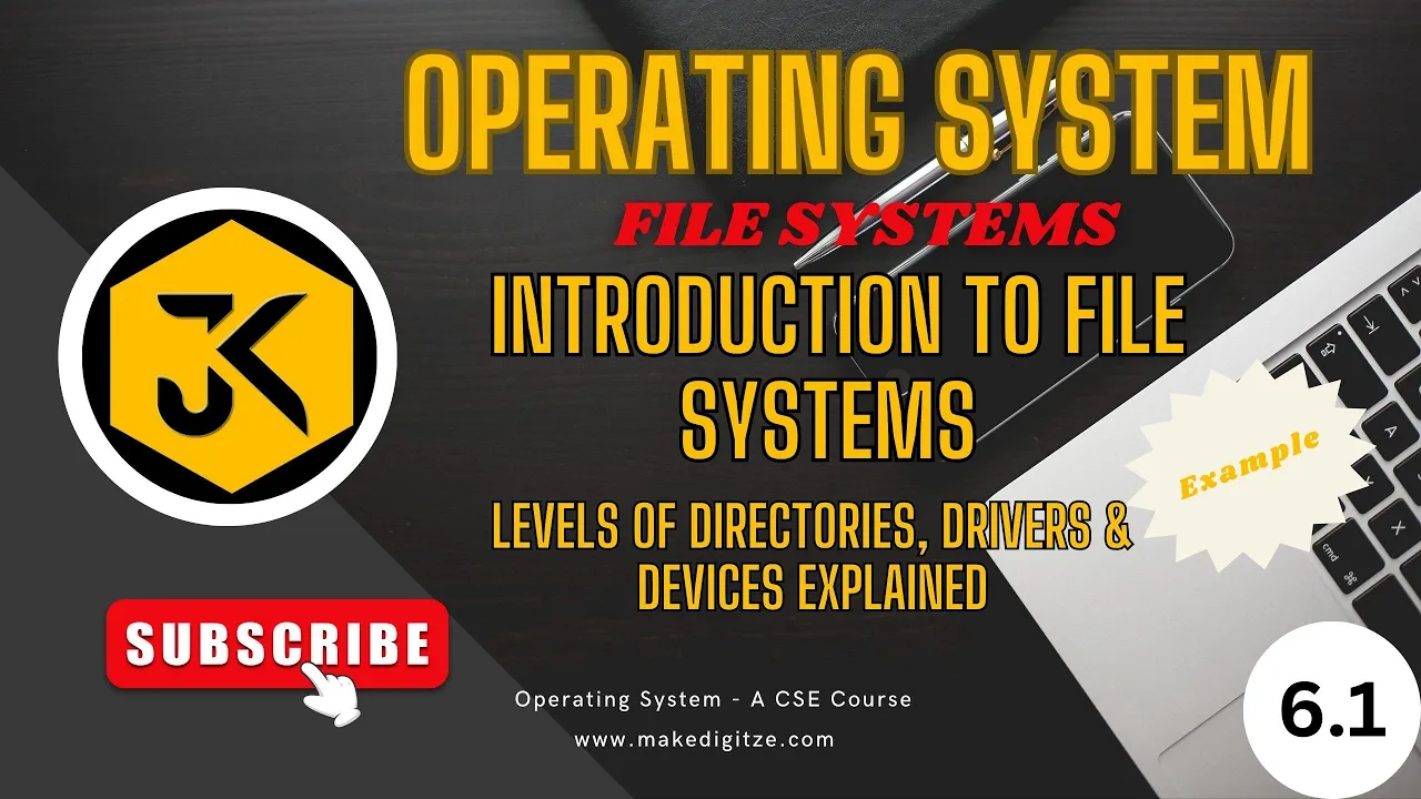 6.1 || Introduction to File Systems | Levels of Directories, Drivers & Devices Explained