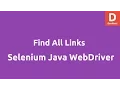 Find All Links using Selenium Java WebDriver