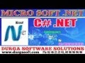 NET C NET Constructors Part - 1by Mohan Reddy