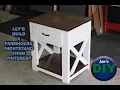 Build your own Farmhouse Nightstand Jon s DIY