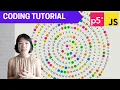 p5 js Coding Tutorial Habit Tracker Data Visualization
