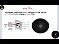 Concept of Airy disk