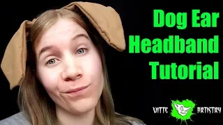 DOG EAR HEADBAND - DIY Halloween Costume Tutorial