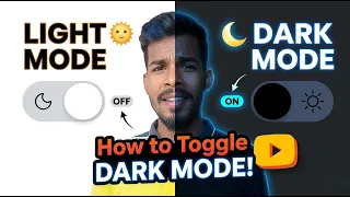 How to Build a Dark Mode Toggle with HTML CSS JS Codewithajoydas