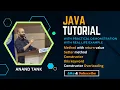 Java Tutorial OOP Return Value Setter Method this Constructor Constructor Overloading