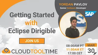 Getting Started with Eclipse Dirigible Cloud Tool Time Yordan Pavlov