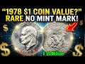 1978 USA One Dollar Coin - No Mint Mark Eisenhower Dollar Value Today