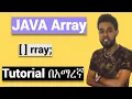 JAVA TUTORIAL 12 JAVA Array