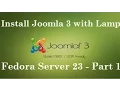 How to Install Joomla 3 with LAMP Apache MySQL PhpMyAdmin on Fedora Server 23 CentOS 7 - Part 1
