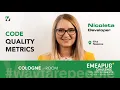 Code quality metrics and management
