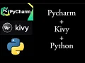How to Make GUI Application using kivy module in pycharm PYCHARM PYTHON KIVY GUI in python
