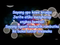 Download Lagu LIRIK LAGU NDX AKA SAYANG